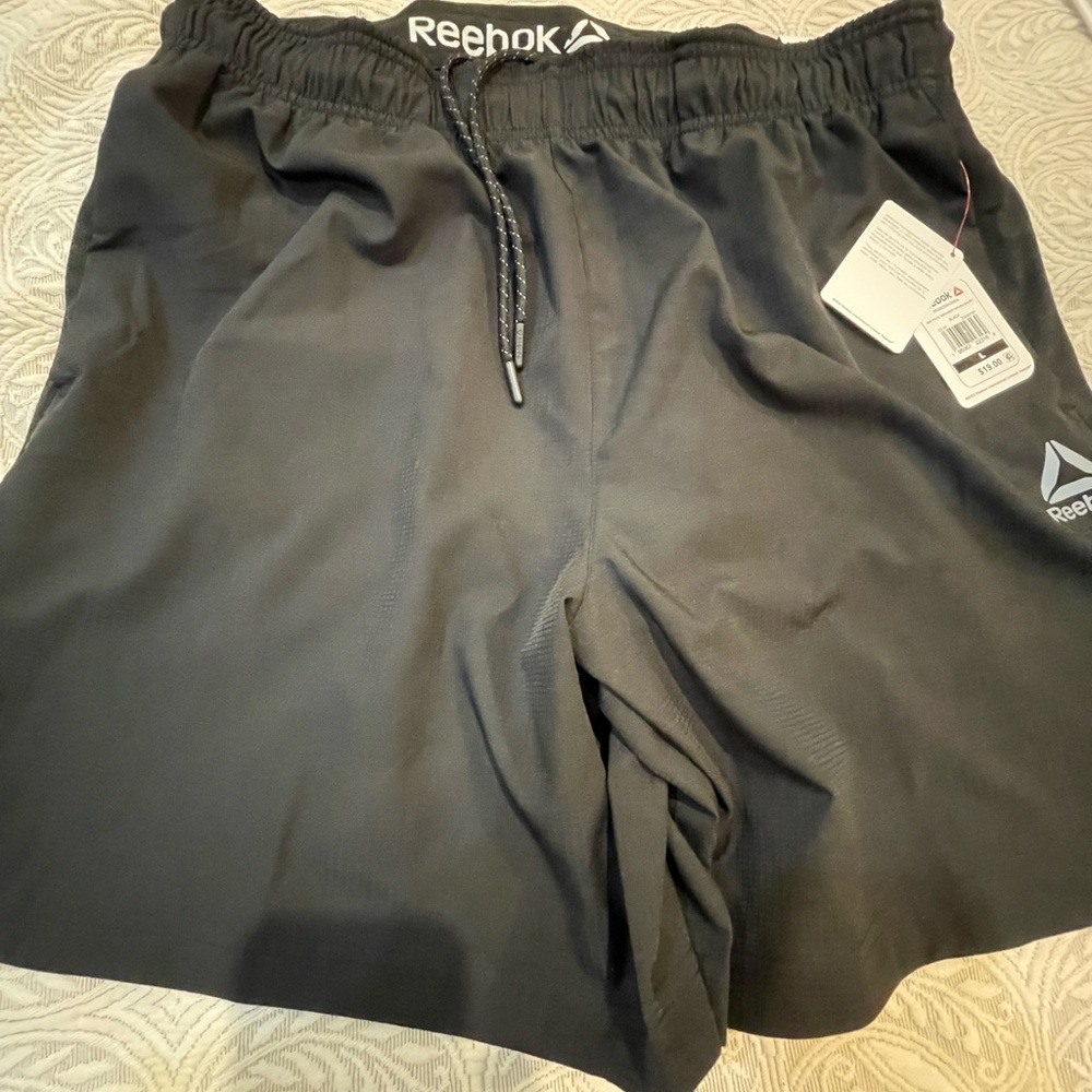Men’s Reebok  Black Performance Shorts